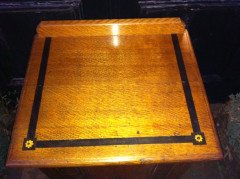 Lambs of Manchester. A near pair of superior quality Aesthetic Movement bedside cabinets. - Thumbnail 18
