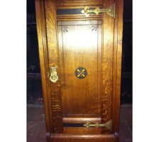 Lambs of Manchester. A near pair of superior quality Aesthetic Movement bedside cabinets. - Thumbnail 20