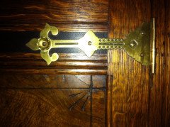 Lambs of Manchester. A near pair of superior quality Aesthetic Movement bedside cabinets. - Thumbnail 22