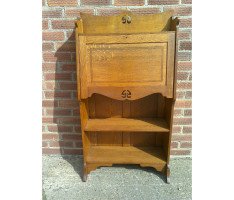 A Well-Crafted Arts & Crafts Oak Bureau Bookcase - Thumbnail 2