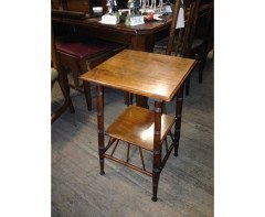 Wells and Co. A walnut square occasional table after E. W. Godwin - Thumbnail 1