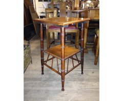 Wells and Co. A walnut square occasional table after E. W. Godwin - Thumbnail 3