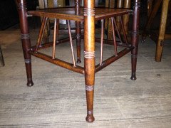 Wells and Co. A walnut square occasional table after E. W. Godwin - Thumbnail 5