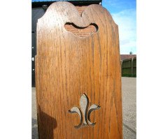 Harris Lebus. An Arts & Crafts Oak Bookcase/magazine Rack - Thumbnail 3