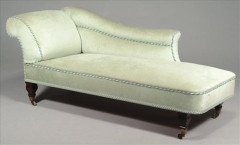 George Jack for Morris & Co. A mahogany 'Saville' chaise longue - Thumbnail 1