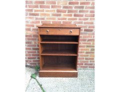 Liberty & Co. An Arts & Crafts Oak adjustable bookcase - Thumbnail 1