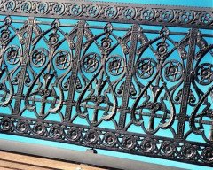 Dr. Christopher Dresser. A cast iron garden bench - Thumbnail 3