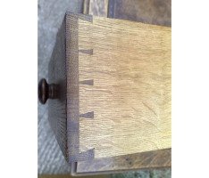 A W N Pugin (style of). A Gothic Revival oak Davenport - Thumbnail 10
