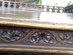 A W N Pugin (style of). A Gothic Revival oak Davenport - Thumbnail 14