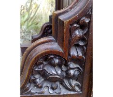 A W N Pugin (style of). A Gothic Revival oak Davenport - Thumbnail 21