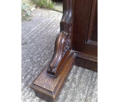 A W N Pugin (style of). A Gothic Revival oak Davenport - Thumbnail 23