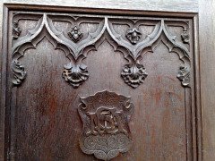 A. W. N. Pugin, Style of. A Gothic Revival Oak Davenport - Thumbnail 27