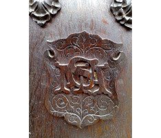 A W N Pugin (style of). A Gothic Revival oak Davenport - Thumbnail 31