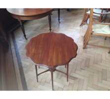 Morris & Co. A rare fine quality side table with shaped top and six legs - Thumbnail 3