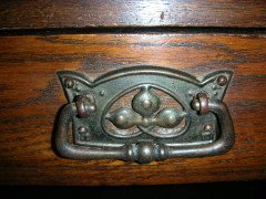 Wylie and Lochhead. a Good Quality Single Drawer Hall Table/writing Desk - Thumbnail 3