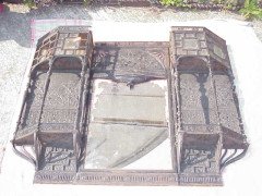 Thomas Jeckyll for Barnard Bishop and Barnard. Anglo-Japanese cast iron overmantle - Thumbnail 2