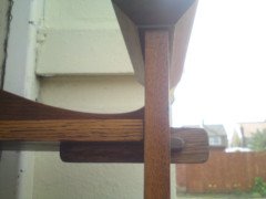 Wylie & Lochhead. An Arts & Crafts Oak adjustable bookcase - Thumbnail 5