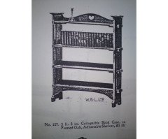 Wylie & Lochhead. An Arts & Crafts Oak adjustable bookcase - Thumbnail 9