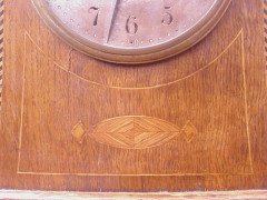 Liberty & Co. An Arts & Crafts Oak mantle clock In the style of C. F. A Voysey - Thumbnail 5