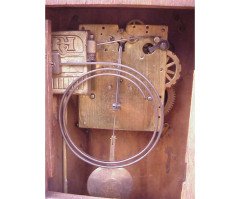Liberty & Co. An Arts & Crafts Oak mantle clock In the style of C. F. A Voysey - Thumbnail 6
