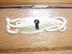 An Arts & Crafts Oak Bureau Bookcase - Thumbnail 5