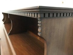 George Jack for Morris & Co. A super quality breakfront walnut open bookcase - Thumbnail 5