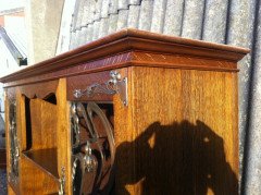 Shapland & Petter Attributed, a good Arts & Crafts Oak bookcase - Thumbnail 4