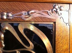 Shapland & Petter Attributed, a good Arts & Crafts Oak bookcase - Thumbnail 5