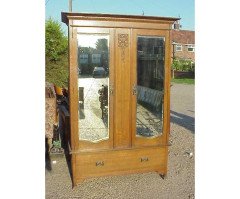 Liberty & Co., Oak Arts & Crafts Three Piece Bedroom Suite - Thumbnail 2