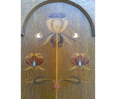 Shapland & Petter. A good Arts & Crafts Oak treble wardrobe in the Glasgow Style - Thumbnail 7