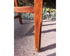 A Set of Four Arts & Crafts Oak Dining Chairs Covered in Morris & Co., Fabric - Thumbnail 8