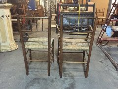 Philip Webb for Morris & Co. A set of seven Classic Arts Crafts Sussex chairs - Thumbnail 4