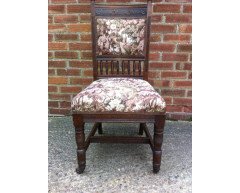 Two sets of four Oak dining chairs and a similar pair the design Attributed, to E.W.Godwin - Thumbnail 7
