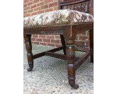 Two sets of four Oak dining chairs and a similar pair the design Attributed, to E.W.Godwin - Thumbnail 13