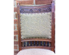 Two sets of four Oak dining chairs and a similar pair the design Attributed, to E.W.Godwin - Thumbnail 17