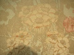 Liberty & Co. An Arts & Crafts Oak settle with fabric of The Silver Studio's - Thumbnail 7