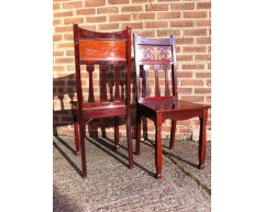 Shapland & Petter. A pair of Arts & Crafts hall chairs - Thumbnail 3