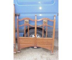 Shapland & Petter. Arts & Crafts Mahogany 3' Single Bed - Thumbnail 4