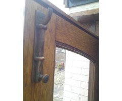 Arthur Simpson. A good early Arts & Crafts Oak bookcase - Thumbnail 8