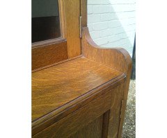 Arthur Simpson. A good early Arts & Crafts Oak bookcase - Thumbnail 11