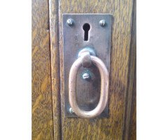 Arthur Simpson. A good early Arts & Crafts Oak bookcase - Thumbnail 13
