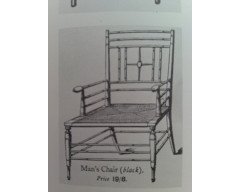 Liberty & Co. A set of Aesthetic Movement ebonised chairs after designs by Ford Maddox Brown with a Moresque style. - Thumbnail 12