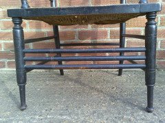 Liberty & Co. A set of Aesthetic Movement ebonised chairs after designs by Ford Maddox Brown with a Moresque style. - Thumbnail 18