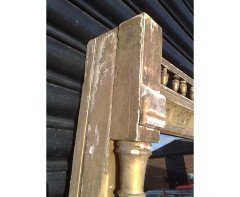 A Large Gothic Revival Gilt and Incised Mirror - Thumbnail 13