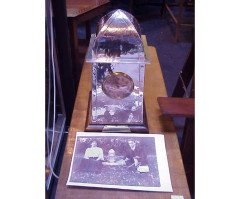 An Arts & Crafts Silver Plated Clock - Thumbnail 1