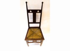 J. S. Henry. A stylish pair of Arts & Crafts mahogany side chairs - Thumbnail 3