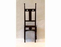 J. S. Henry. A stylish pair of Arts & Crafts mahogany side chairs - Thumbnail 5