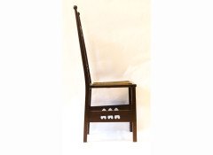 J. S. Henry. A stylish pair of Arts & Crafts mahogany side chairs - Thumbnail 7