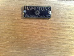 Heal's of London for Hamptons of Pall Mall, Pair of Modernist Oak Bookcase - Thumbnail 4