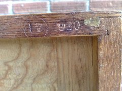 Heals of London Retailed by Hamptons of Pall Mall. A Pair of Good Quality 1930's Oak Bookcases - Thumbnail 7